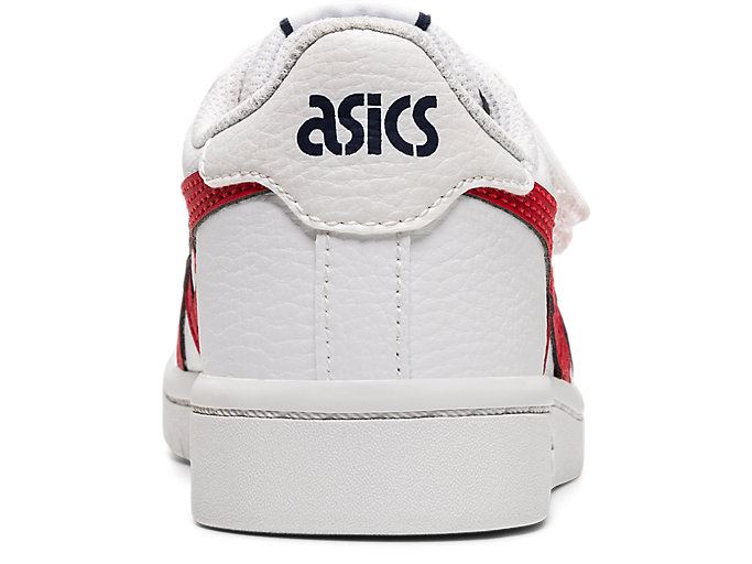 White / Red Asics JAPAN S PS Kids' Sneakers | QPUY1314