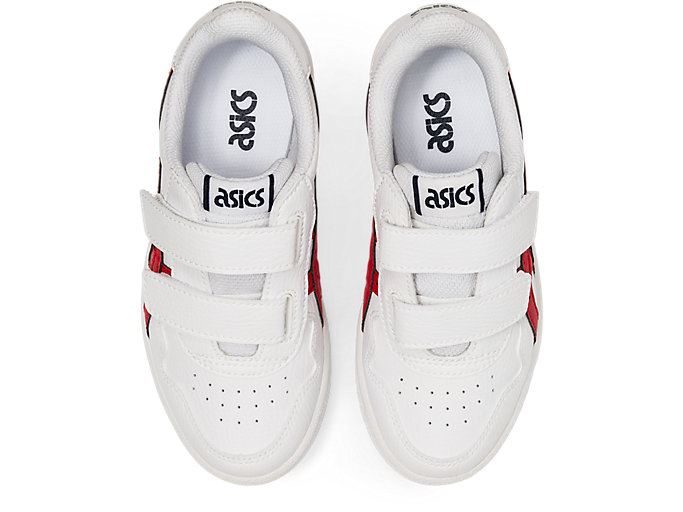 White / Red Asics JAPAN S PS Kids' Sneakers | QPUY1314