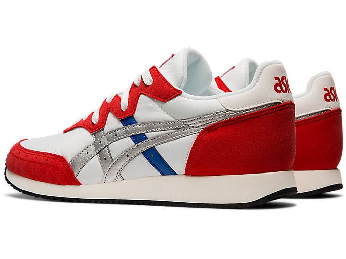 White / Red Asics TARTHER OG Men's Sneakers | TWCF7619