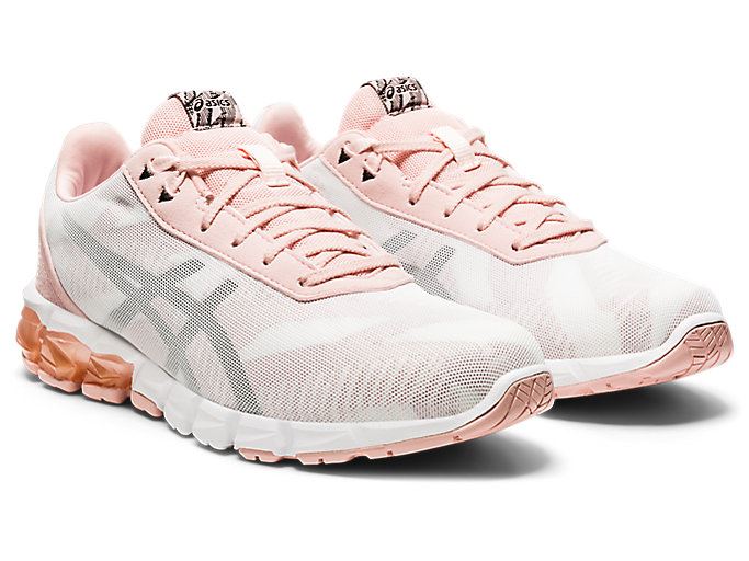 White / Rose Gold Asics GEL-QUANTUM 90 2 F Women's Sneakers | MJTL6361