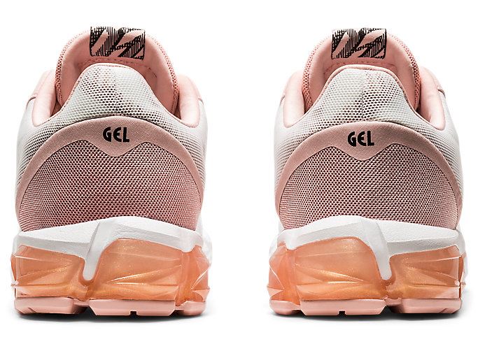 White / Rose Gold Asics GEL-QUANTUM 90 2 F Women's Sneakers | MJTL6361