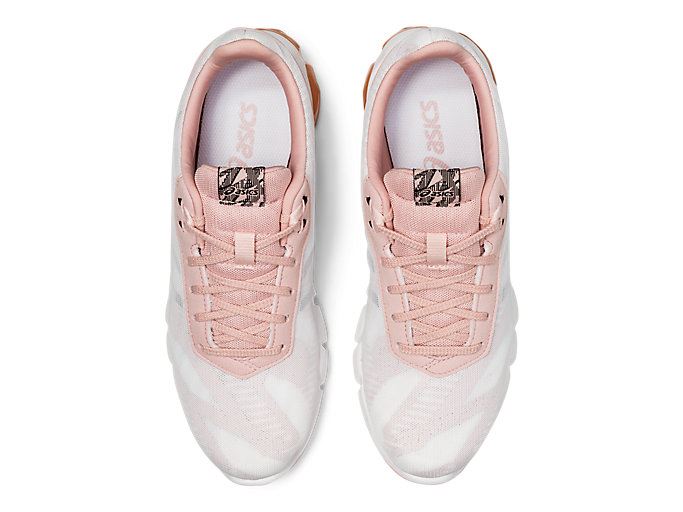 White / Rose Gold Asics GEL-QUANTUM 90 2 F Women's Sneakers | MJTL6361