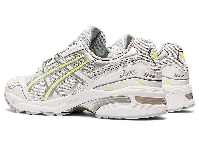 White / Silver Asics GEL-1090 Men's Sneakers | HHVH5072