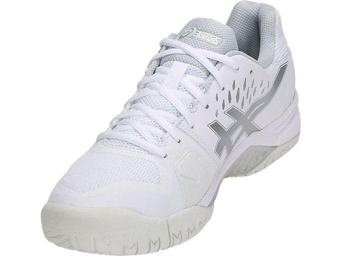 White / Silver Asics GEL-Challenger 12 Men's Tennis Shoes | LUZJ8617