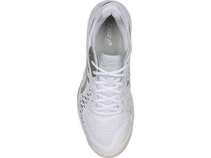 White / Silver Asics GEL-Challenger 12 Men's Tennis Shoes | LUZJ8617