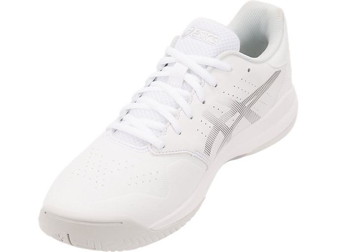 White / Silver Asics GEL-GAME 7 Men's Tennis Shoes | YNZZ5521