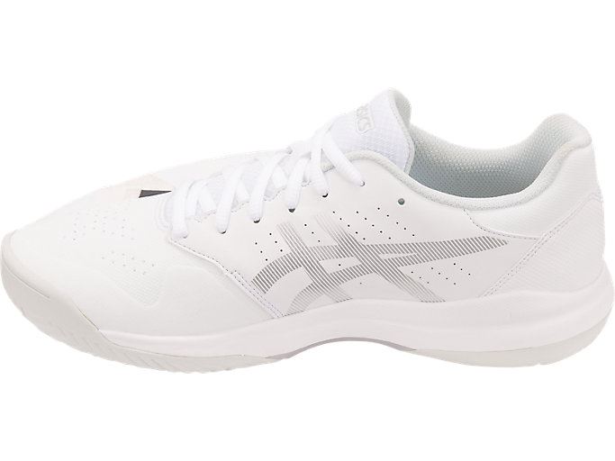 White / Silver Asics GEL-GAME 7 Men's Tennis Shoes | YNZZ5521