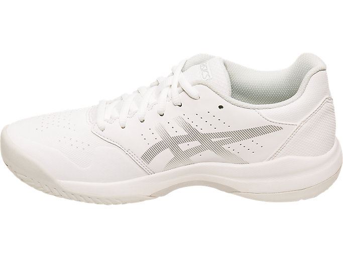 White / Silver Asics GEL-GAME 7 Women's Tennis Shoes | EMOQ9459