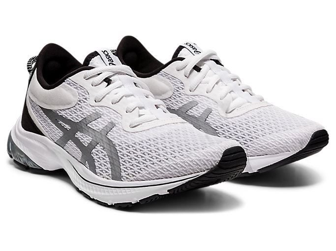 White / Silver Asics GEL-KUMO LYTE 2 Women's Running Shoes | GHMK2042