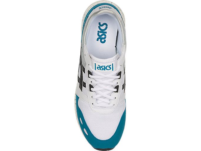 White / Turquoise Blue Asics HYPER GEL-LYTE Men's Sneakers | RTAN0229