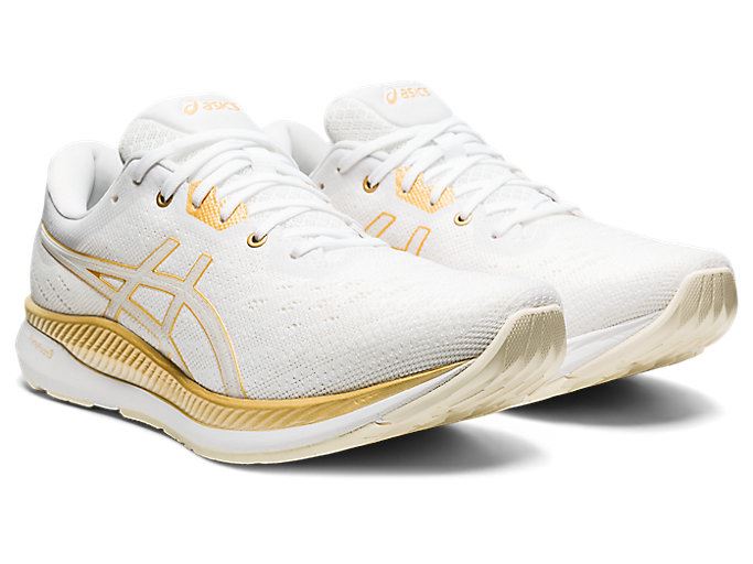 White / White Asics EVORIDE Men's Running Shoes | QCMI6006