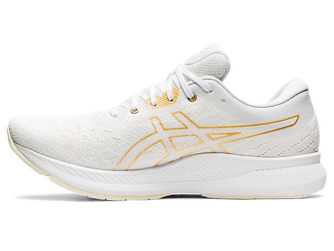 White / White Asics EVORIDE Men's Running Shoes | QCMI6006