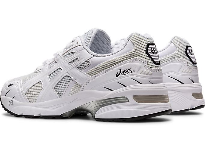 White / White Asics GEL-1090 Women's Sneakers | ZZLG4653