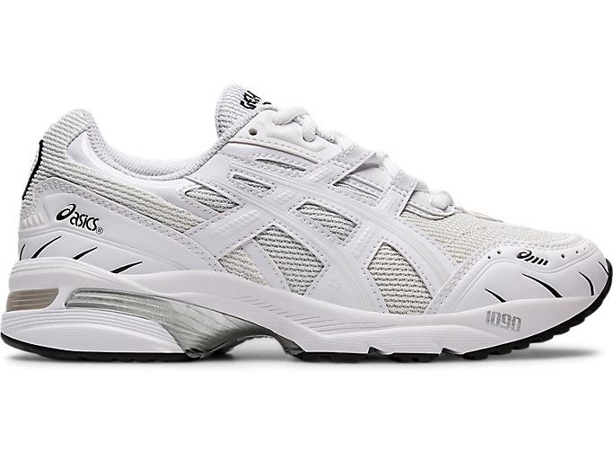 White / White Asics GEL-1090 Women\'s Sneakers | ZZLG4653