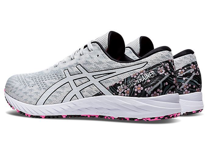 White / White Asics GEL-DS TRAINER 25 WM Men's Running Shoes | BKBX9192