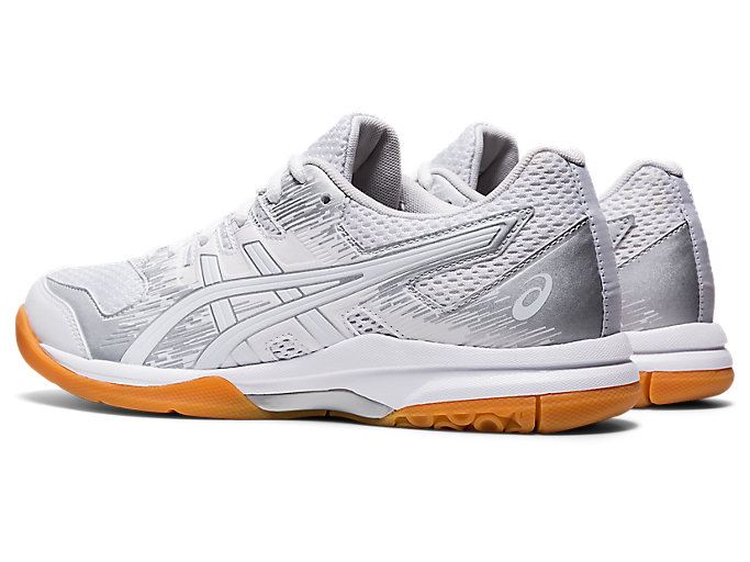 White / White Asics GEL-FURTHERUP Women's Volleyball Shoes | EFVV4787