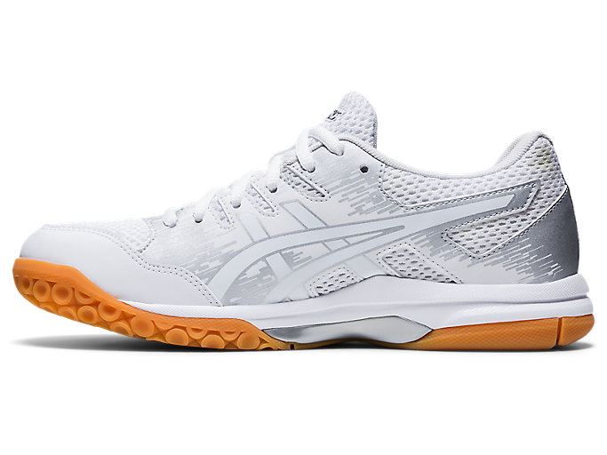 White / White Asics GEL-FURTHERUP Women's Volleyball Shoes | EFVV4787