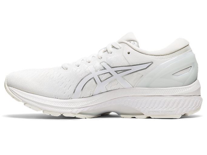 White / White Asics GEL-KAYANO 27 Women's Running Shoes | JODO5373