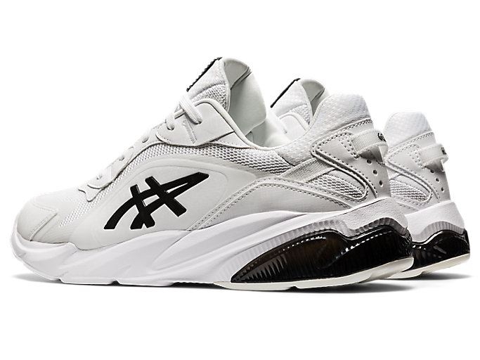 White / White Asics GEL-MIQRUM Men's Sneakers | USYL5947