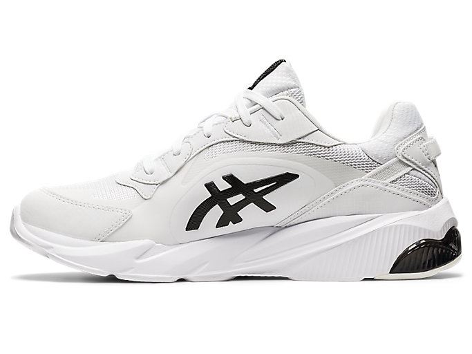 White / White Asics GEL-MIQRUM Men's Sneakers | USYL5947