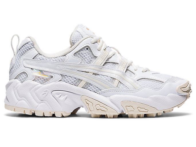 White / White Asics GEL-NANDI OG Women's Sneakers | DBDK3269