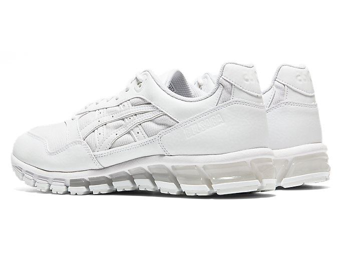 White / White Asics GEL-SAGA 180 Men's Sneakers | KETP0403