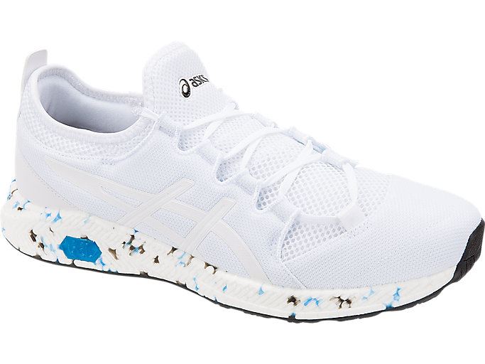 White / White Asics HyperGEL-SAI Men's Sneakers | WOBQ1602