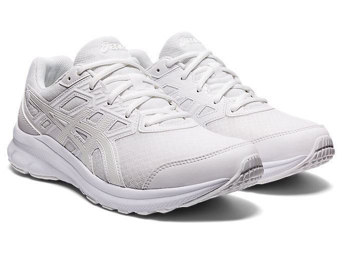 White / White Asics JOLT 3 (4E) Men's Running Shoes | QJVH3935