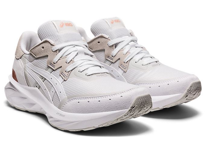 White / White Asics TARTHER BLAST Women's Sneakers | FHGD5689