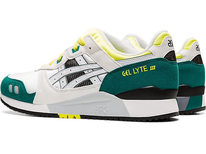 White / Yellow Asics GEL-Lyte III Men's Sneakers | WIIV5516