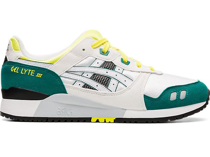 White / Yellow Asics GEL-Lyte III Men's Sneakers | WIIV5516