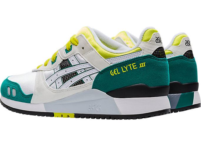 White / Yellow Asics GEL-Lyte III Women's Sneakers | WVAI6872