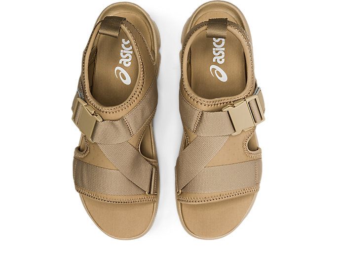 Wood Crepe / Wood Crepe Asics GEL-QUANTUM 90 SD Women's Sandals | EZGQ3021