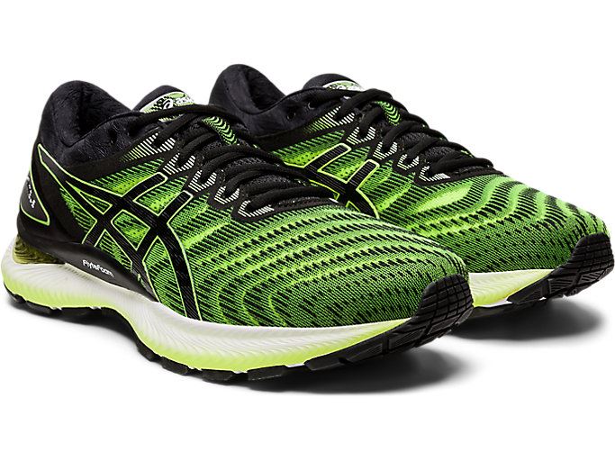 Yellow / Black Asics GEL-Nimbus 22 Men's Running Shoes | ZLWV7632