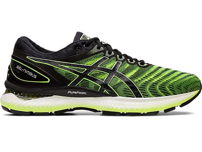 Yellow / Black Asics GEL-Nimbus 22 Men's Running Shoes | ZLWV7632