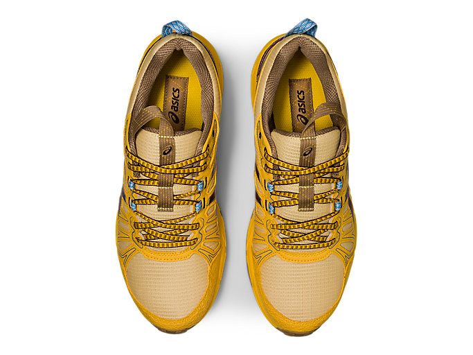 Yellow / Brown Asics HN1-S GEL-VENTURE Men's Sneakers | VJTZ9162