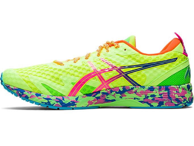 Yellow / Pink Asics GEL-NOOSA TRI 12 Men's Running Shoes | ZBQO1984